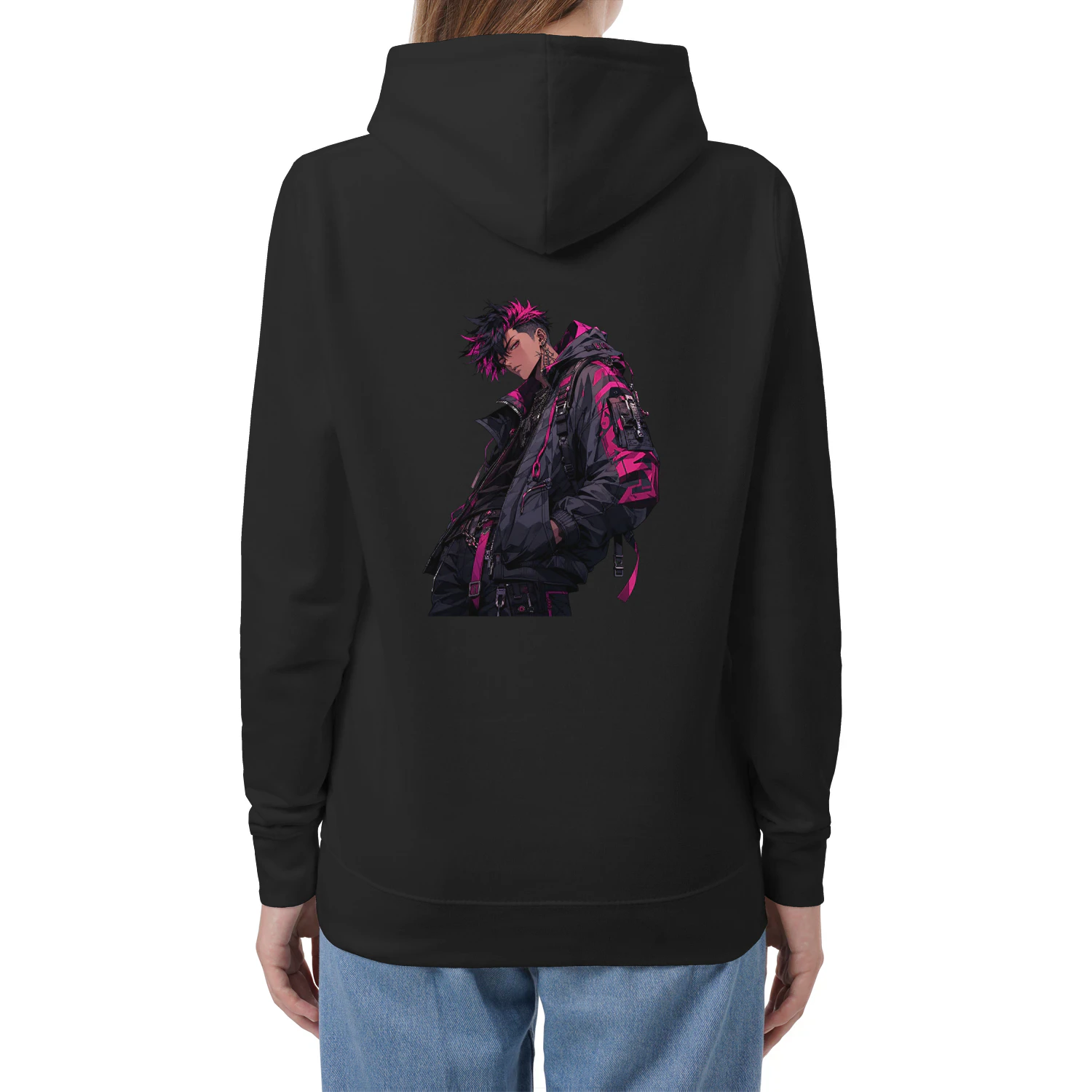 Neon Rebel Hoodie – Cyberpunk Streetwear