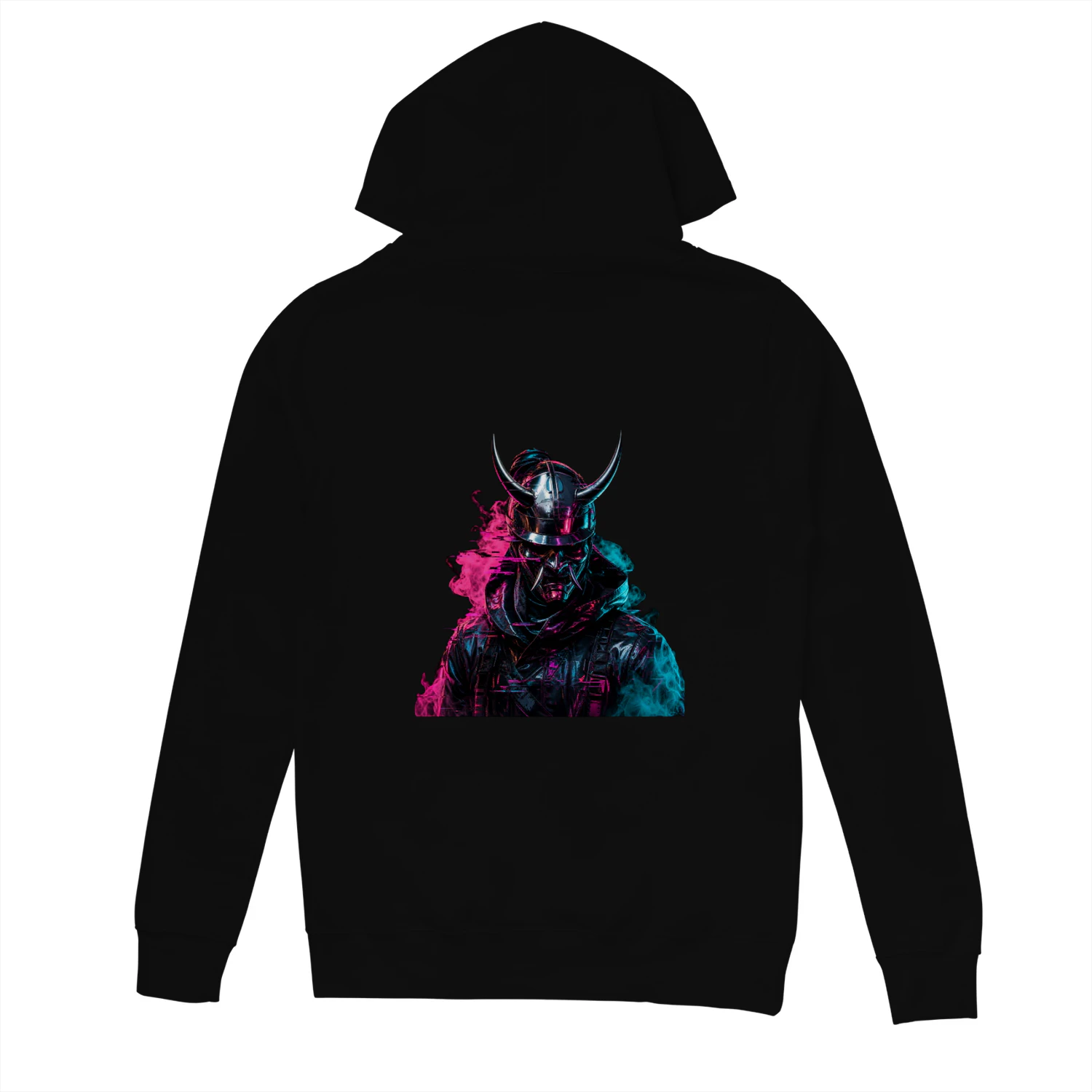 Glitch Oni Hoodie – Cyberpunk Streetwear