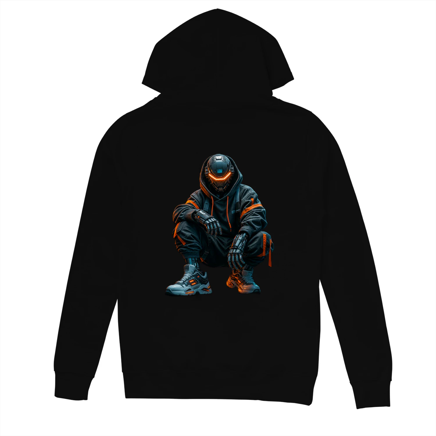 Neon Cyborg Hoodie – Cyberpunk Streetwear