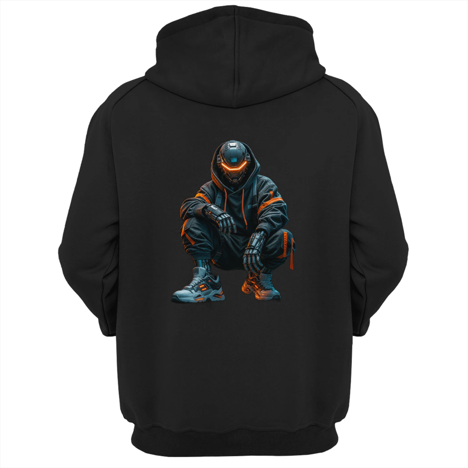 Neon Cyborg Hoodie – Cyberpunk Streetwear