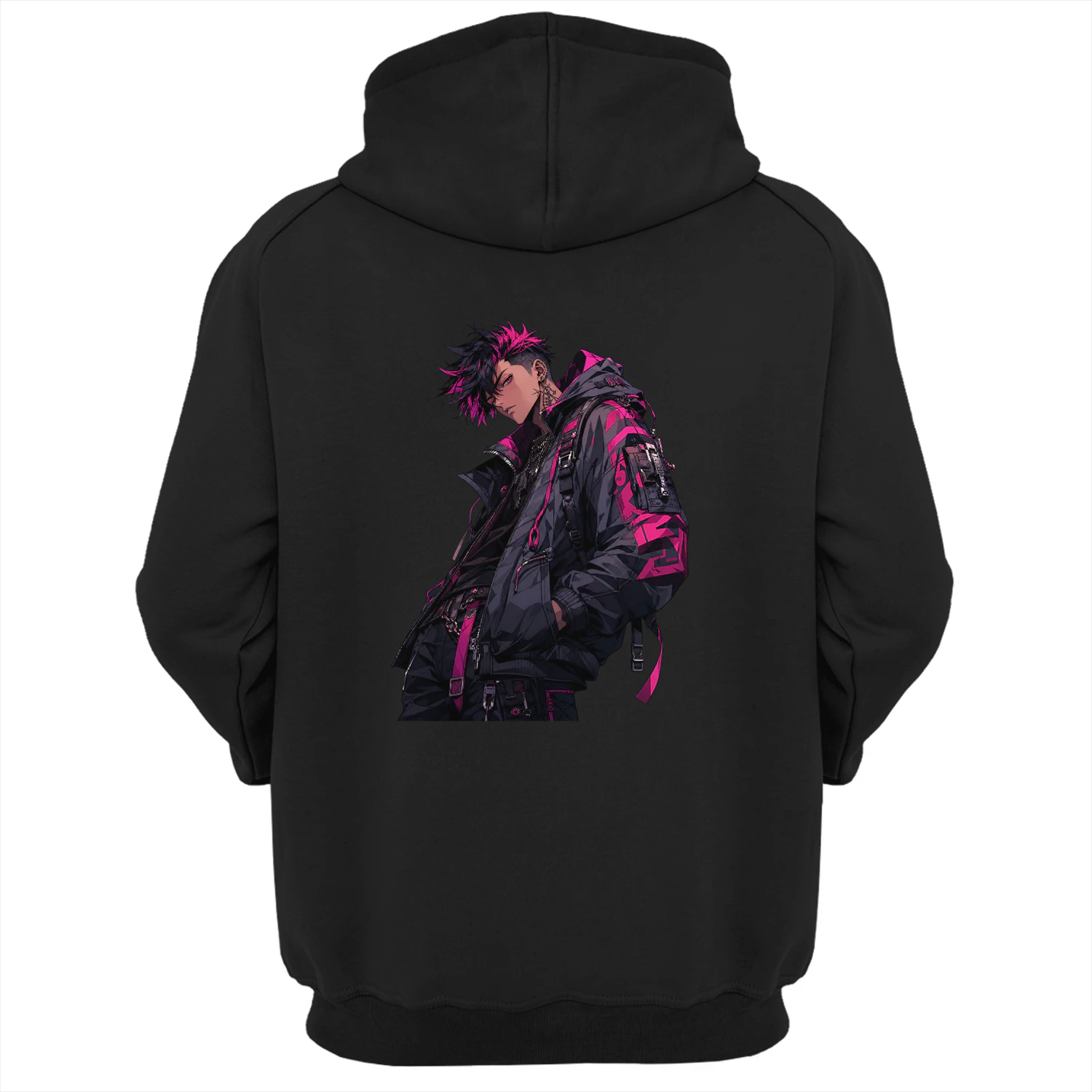 Neon Rebel Hoodie – Cyberpunk Streetwear