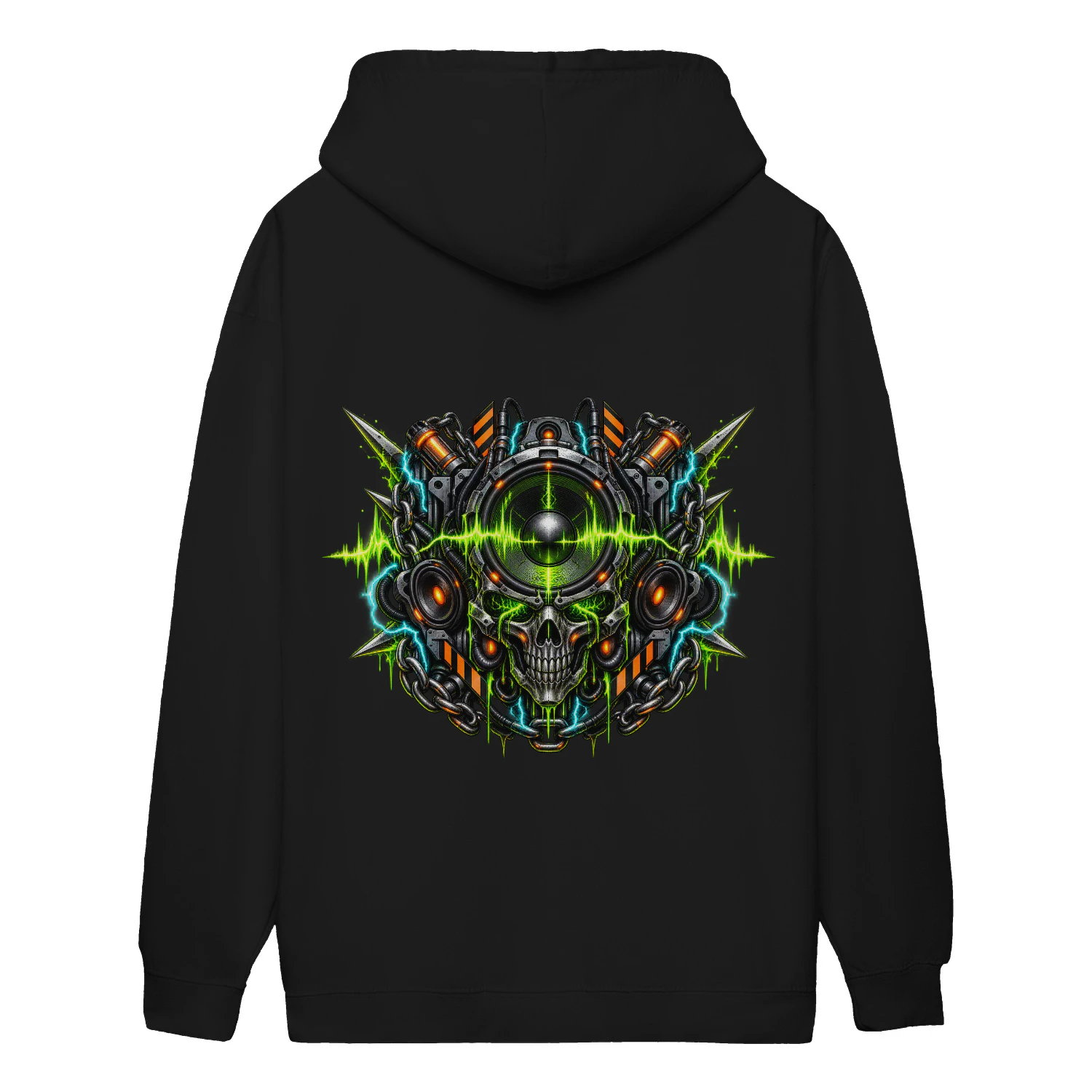 NEON OVERDRIVE — Cyber Hoodie