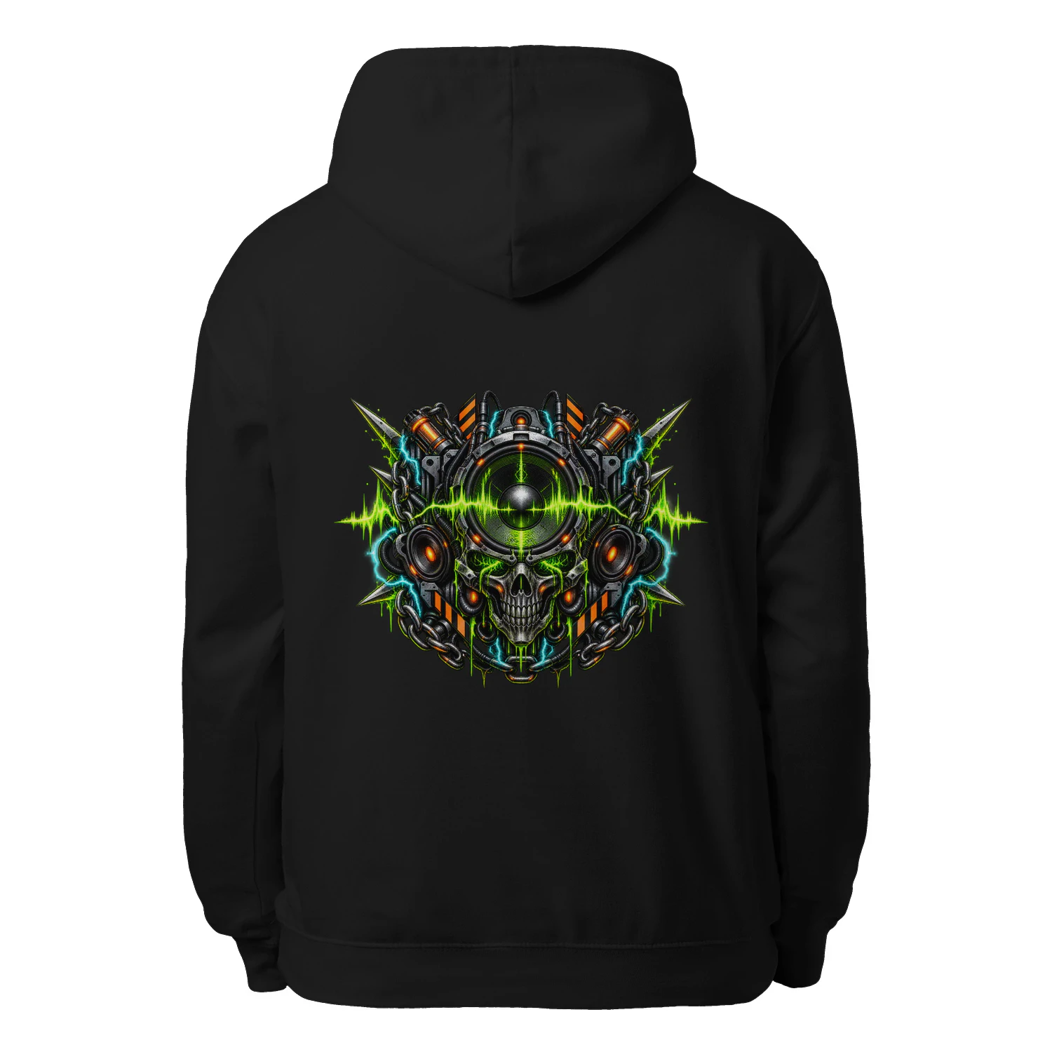 NEON OVERDRIVE — Cyber Hoodie