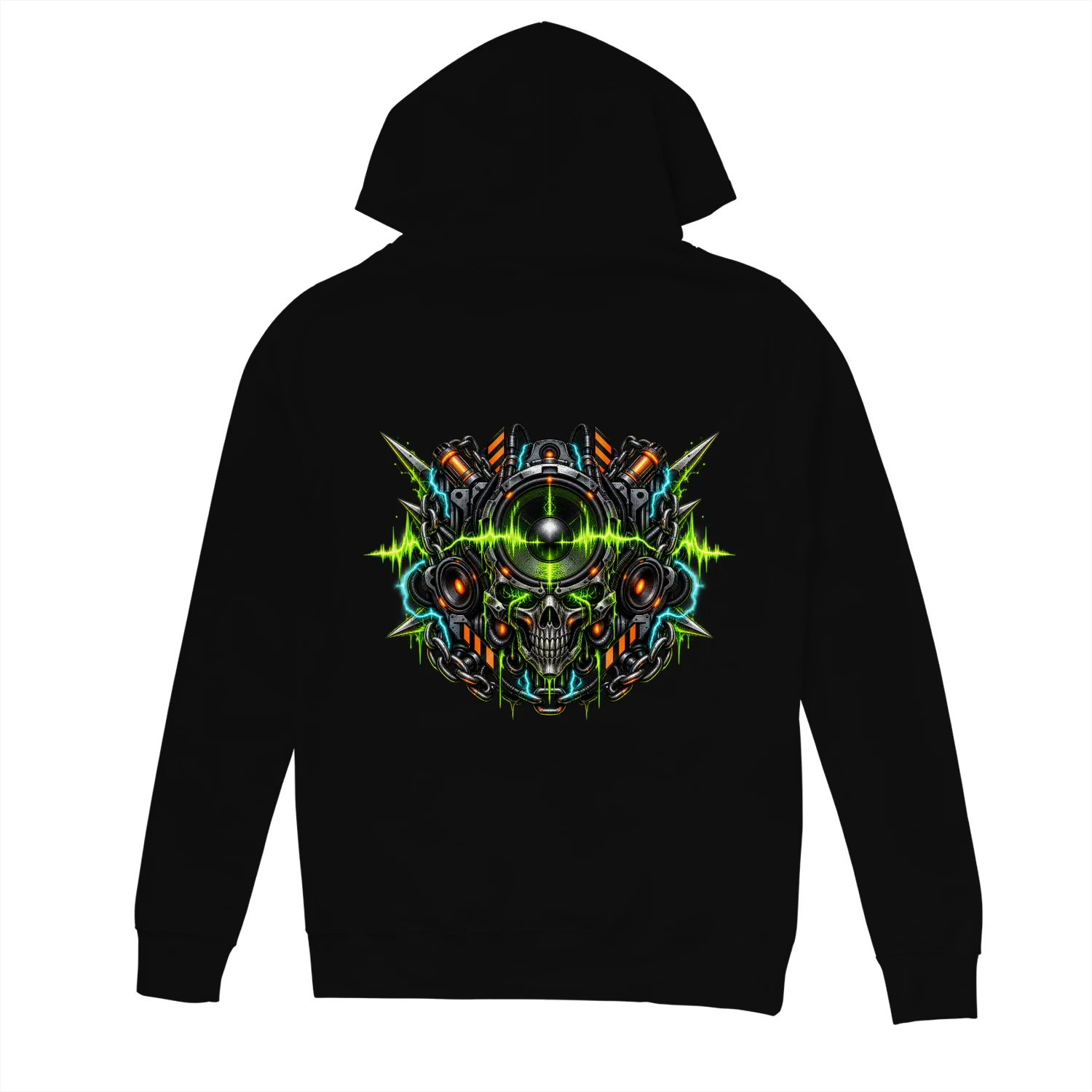 NEON OVERDRIVE — Cyber Hoodie