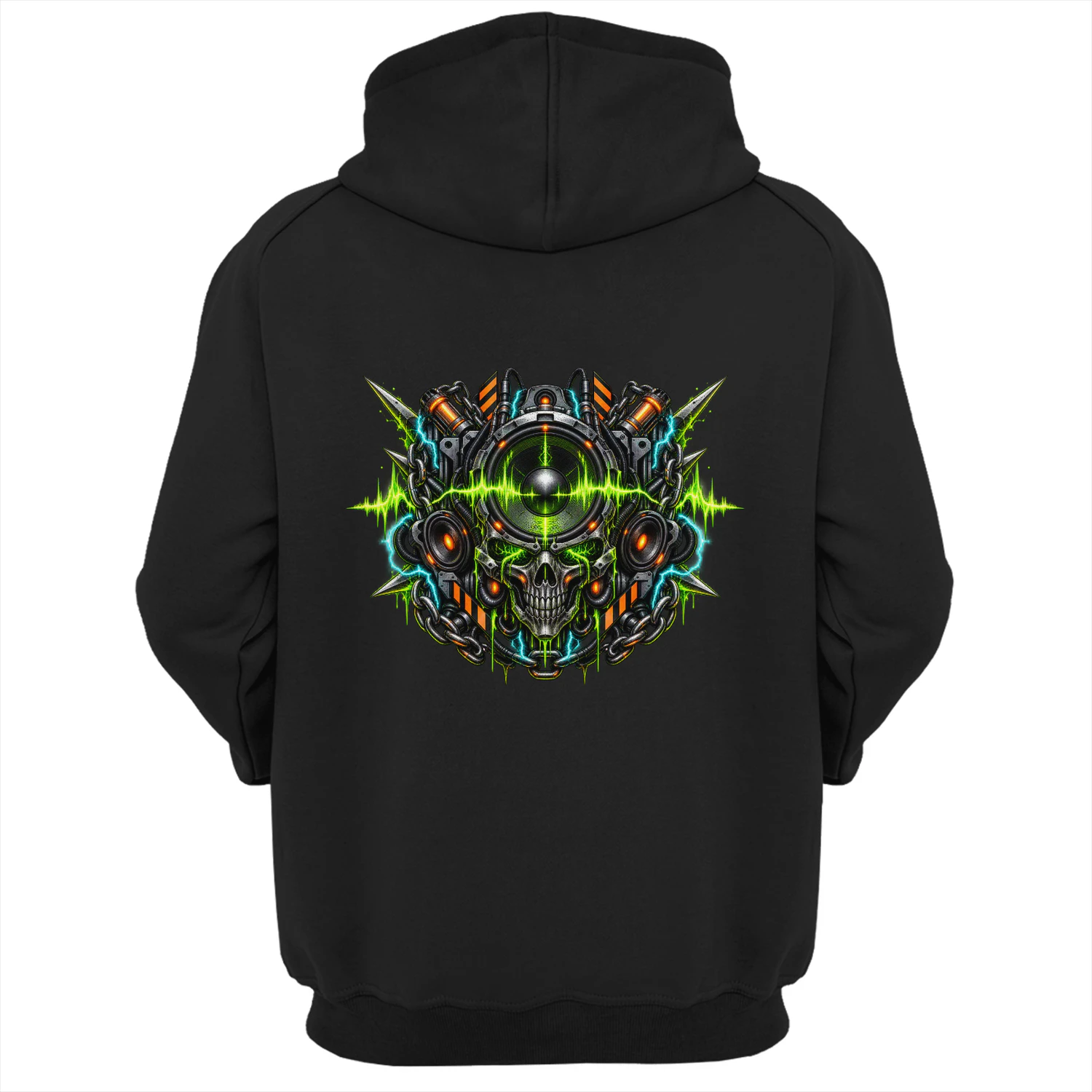 NEON OVERDRIVE — Cyber Hoodie