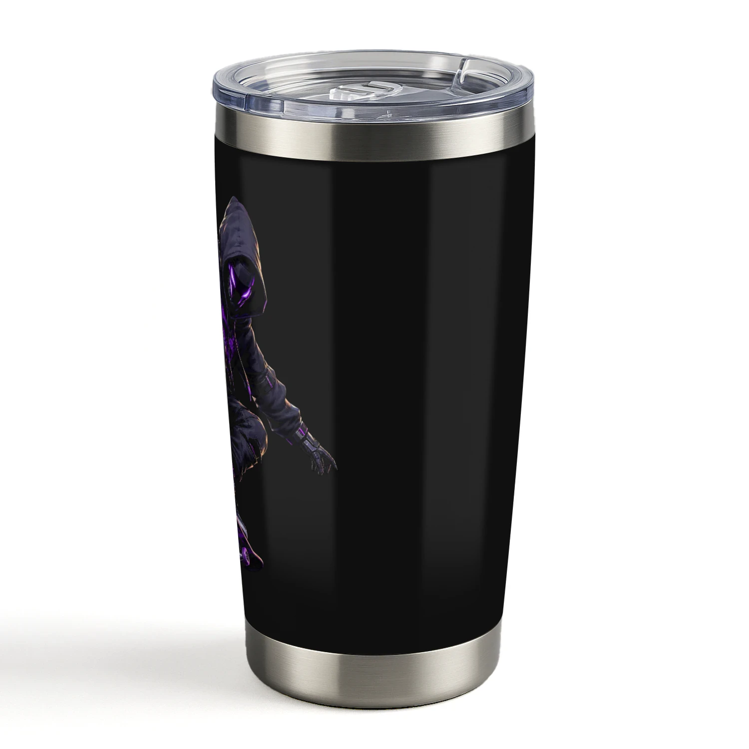 Neon Skater Tumbler – 20oz Cyberpunk Travel Mug