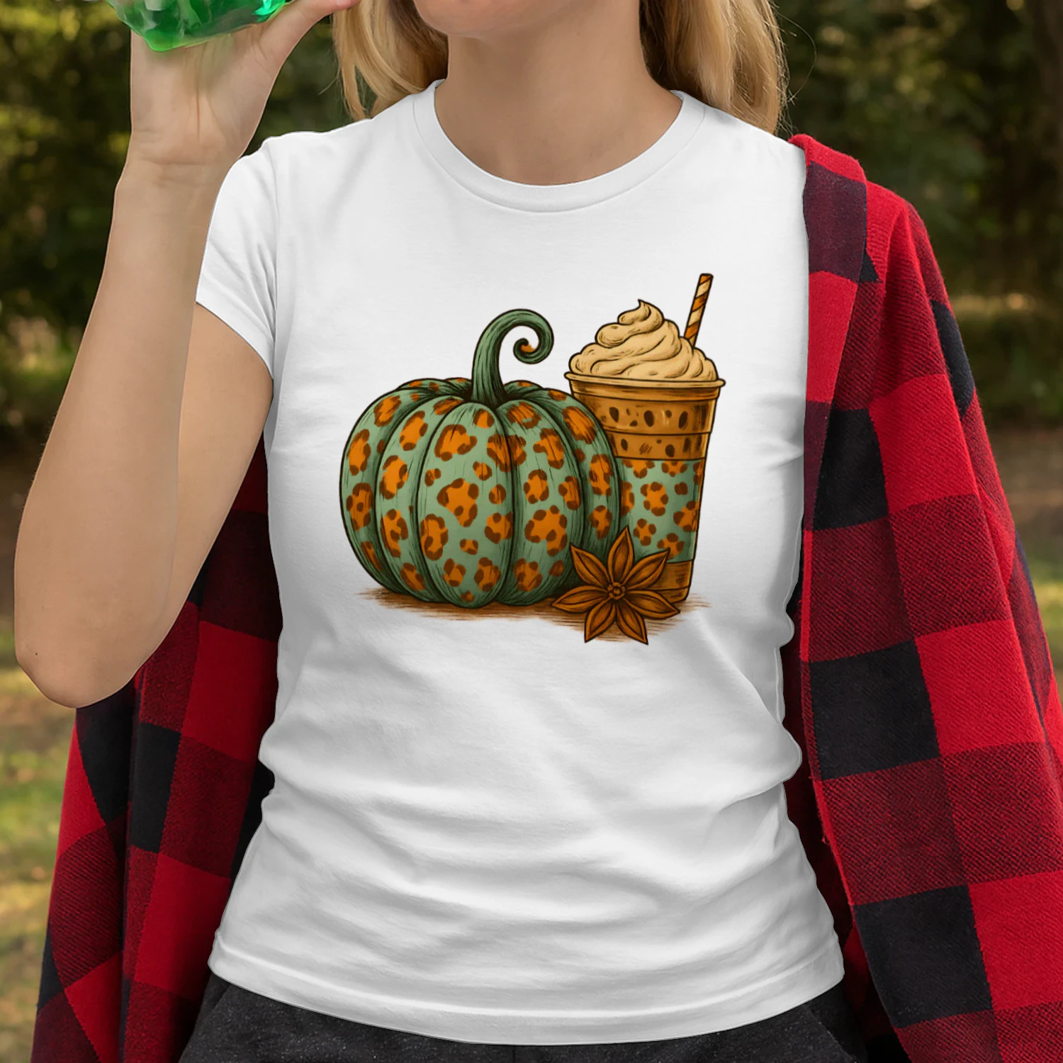 Leopard Pumpkin and Iced Latte Classic Unisex T-shirt