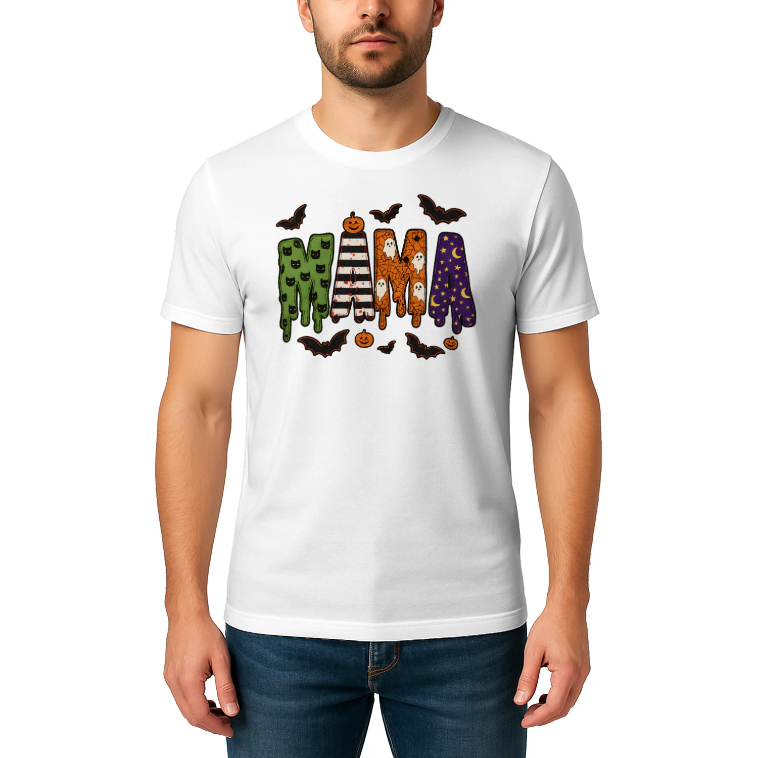 Mama Halloween , Gift For Mama, Spooky Season Classic Unisex T-shirt