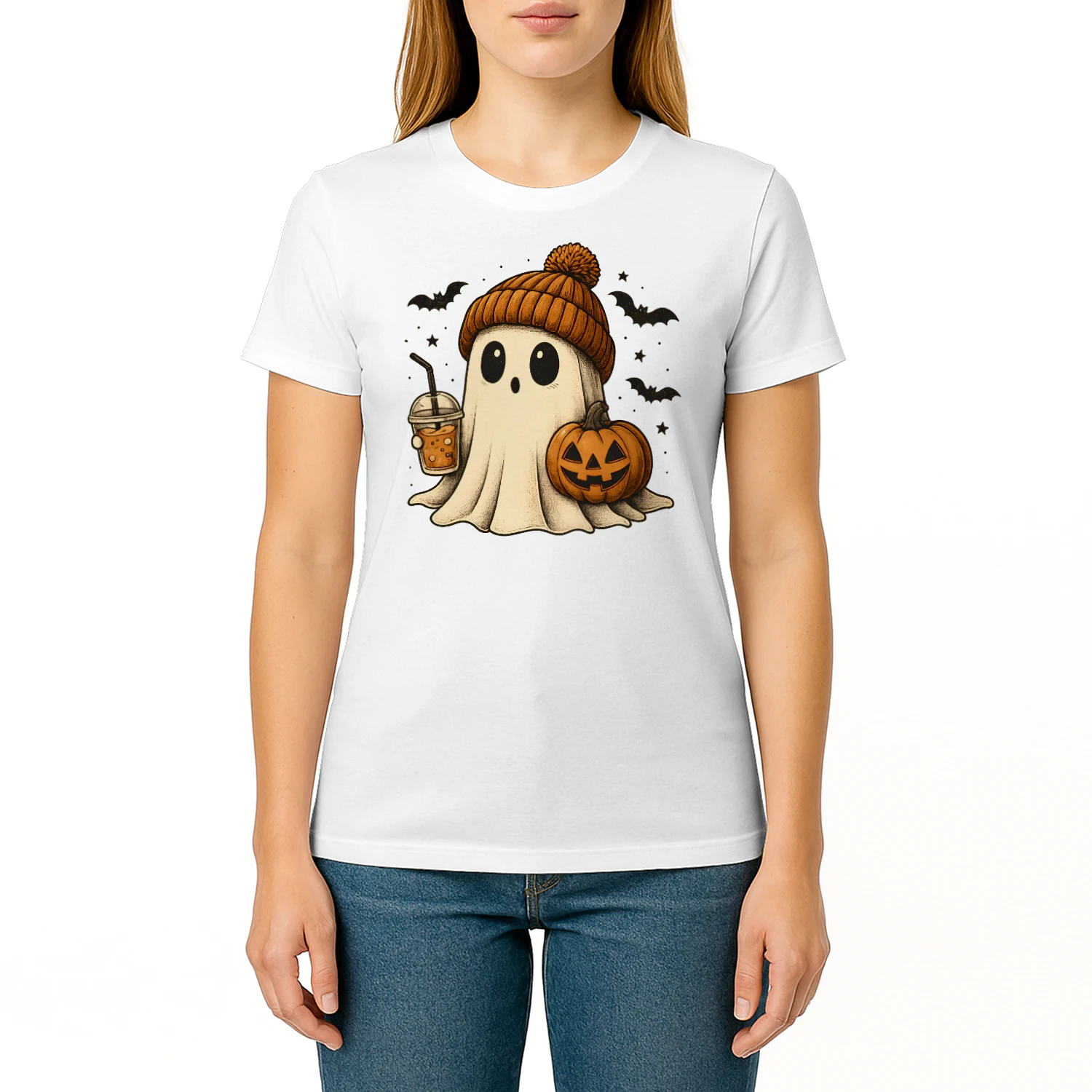 Boo Halloween Pumpkin Classic Unisex T-shirt