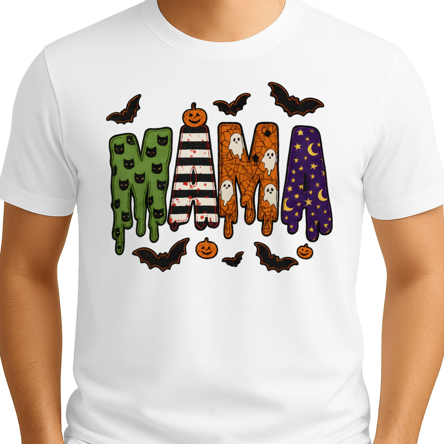 Mama Halloween , Gift For Mama, Spooky Season Classic Unisex T-shirt