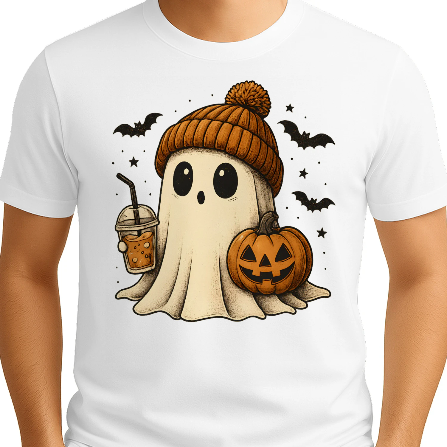 Boo Halloween Pumpkin Classic Unisex T-shirt