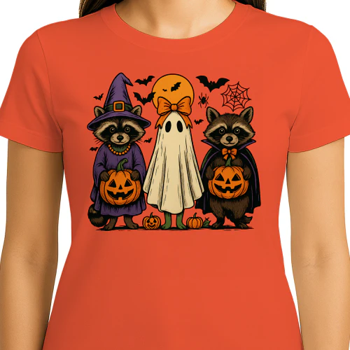 Ghost Raccoon Halloween 