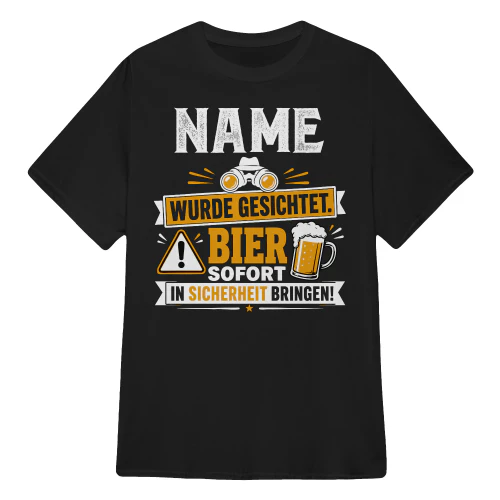 BIER SOFORT IN SICHERHEIT BRINGEN!