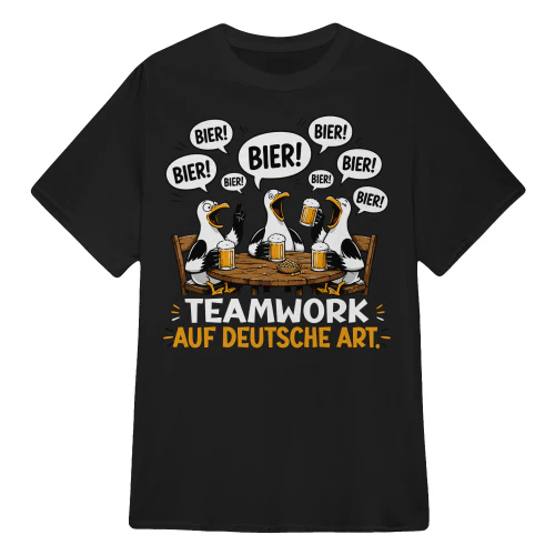 TEAMWORK AUF DEUTSCHE ART.