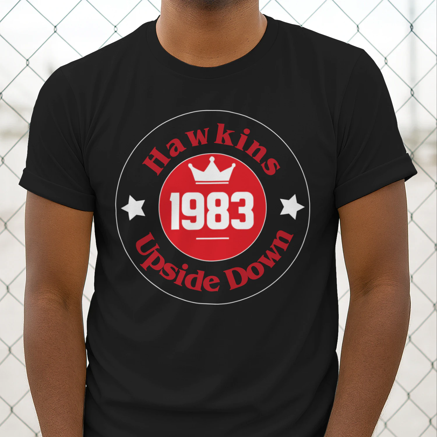 Hawkins 1983 Indiana T-shirt - Upside down Tee