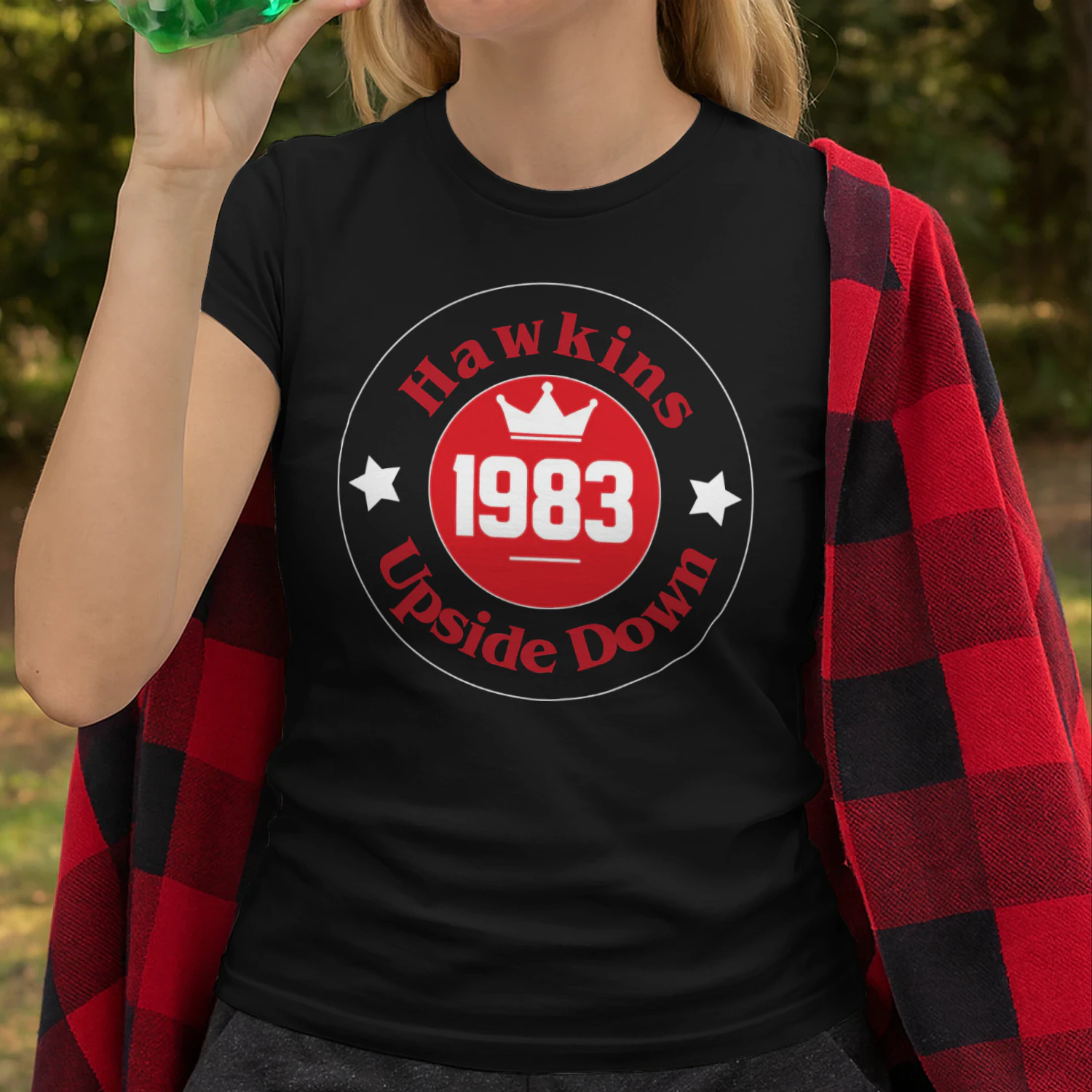 Hawkins 1983 Indiana T-shirt - Upside down Tee