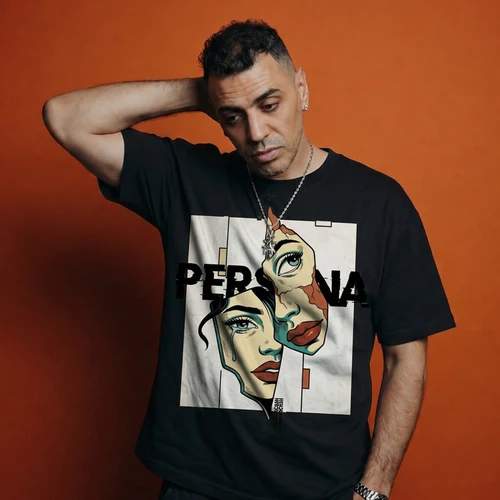Maglietta Marracash Persona - Dualità Graphic Tee