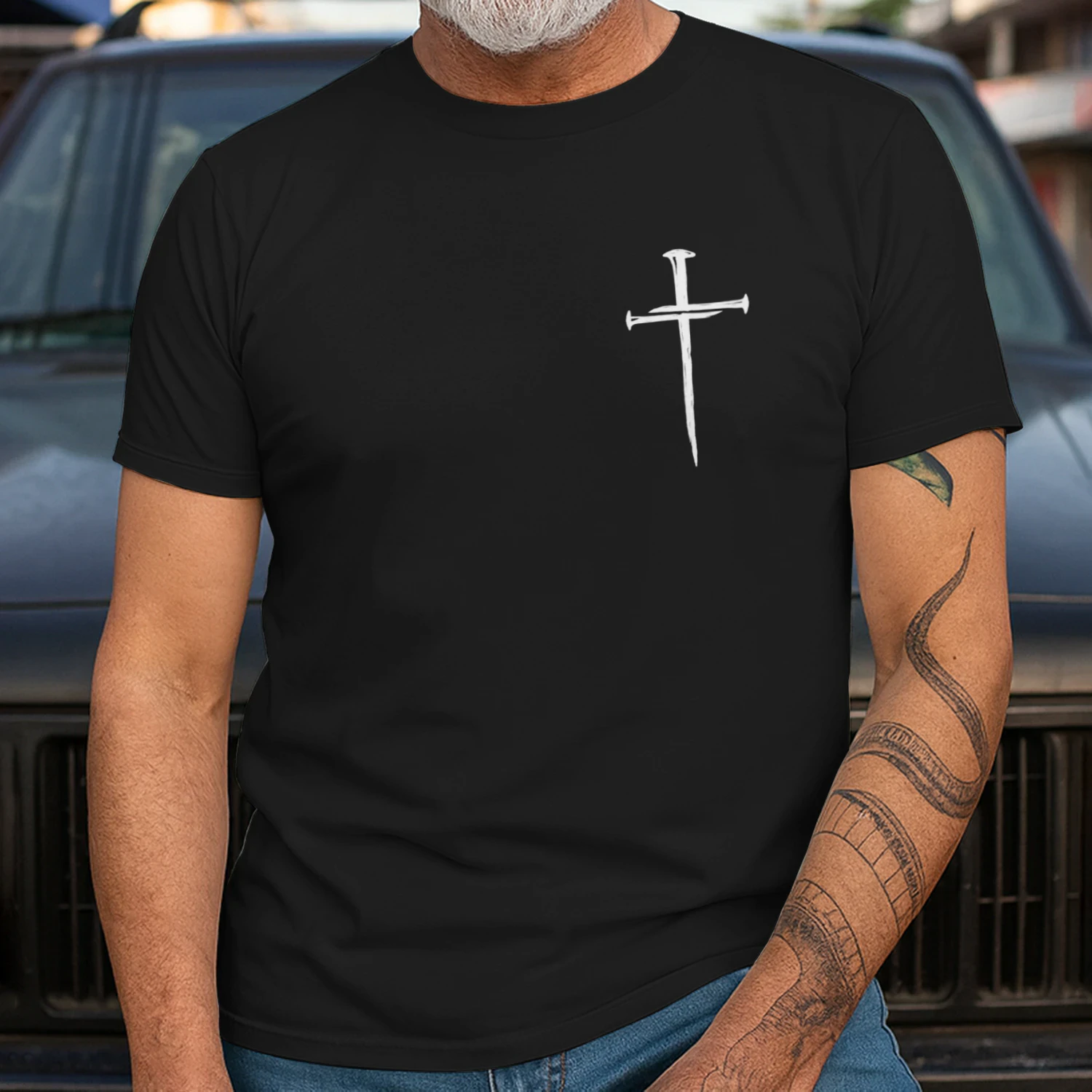 Faith Cross Tshirt - Wear your faith proudly