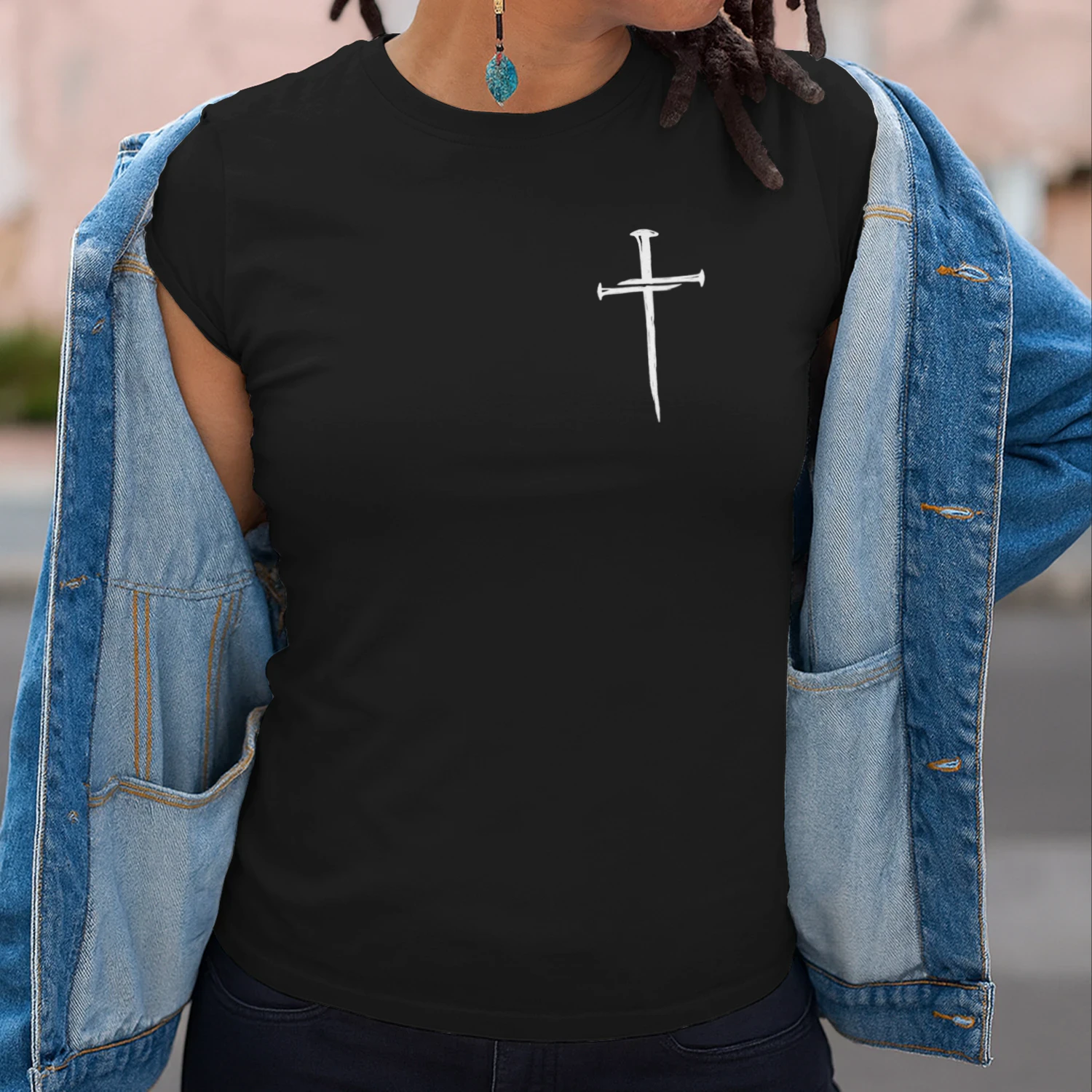 Faith Cross Tshirt - Wear your faith proudly