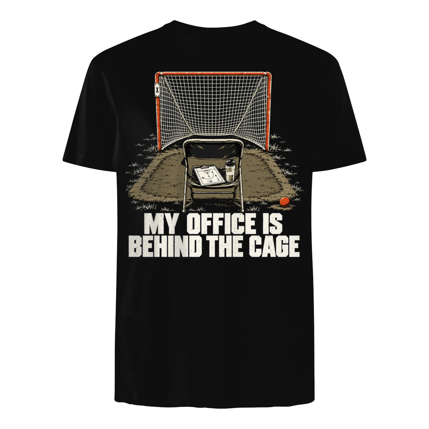 my office is behind the cage