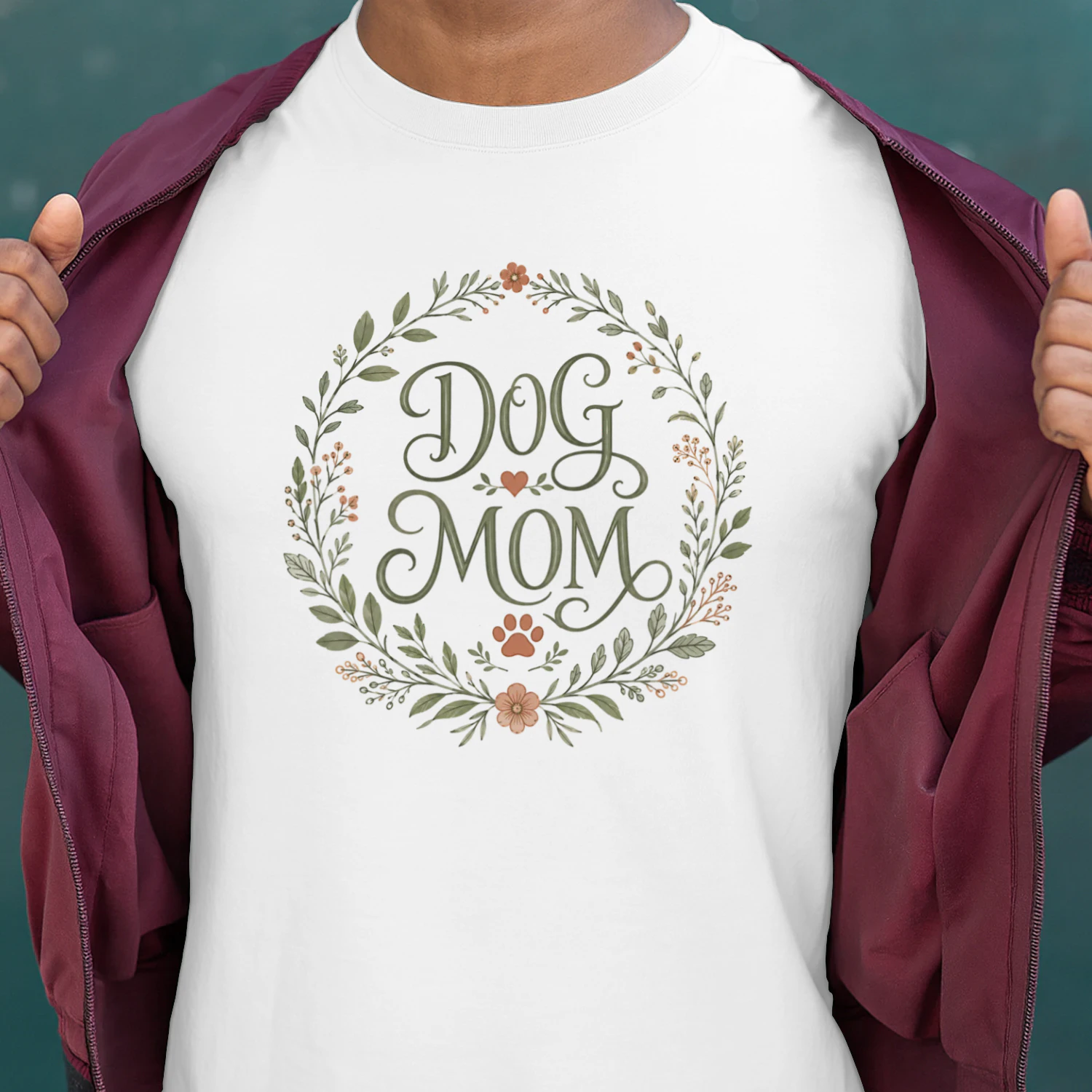 Cottagecore Botanical Dog Mom Frame