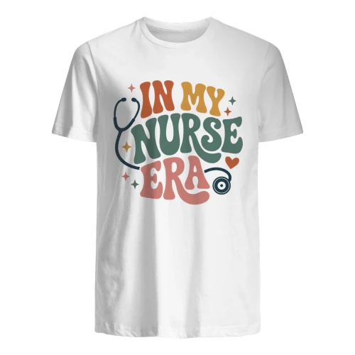 In My Nurse Era Wavy Typographic Tee