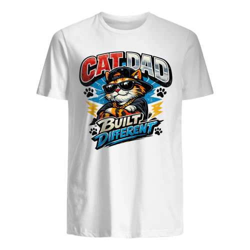 Built Different Cat Dad