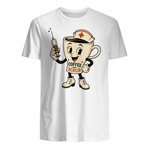 Retro 1930s Mascot Coffee and Scrub