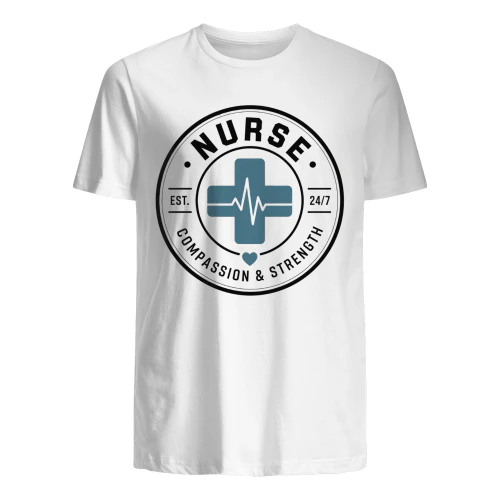 Minimalist Nursing Badge Emblem