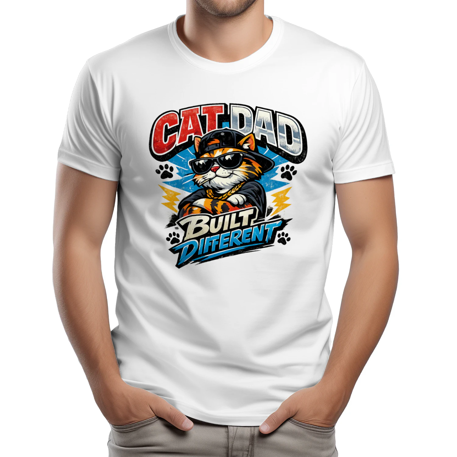 Built Different Cat Dad