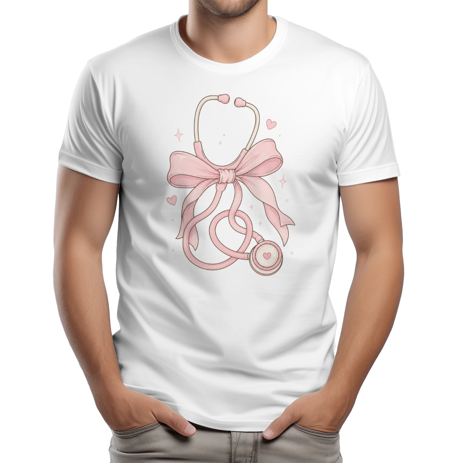 Coquette Ribbon Stethoscope Design