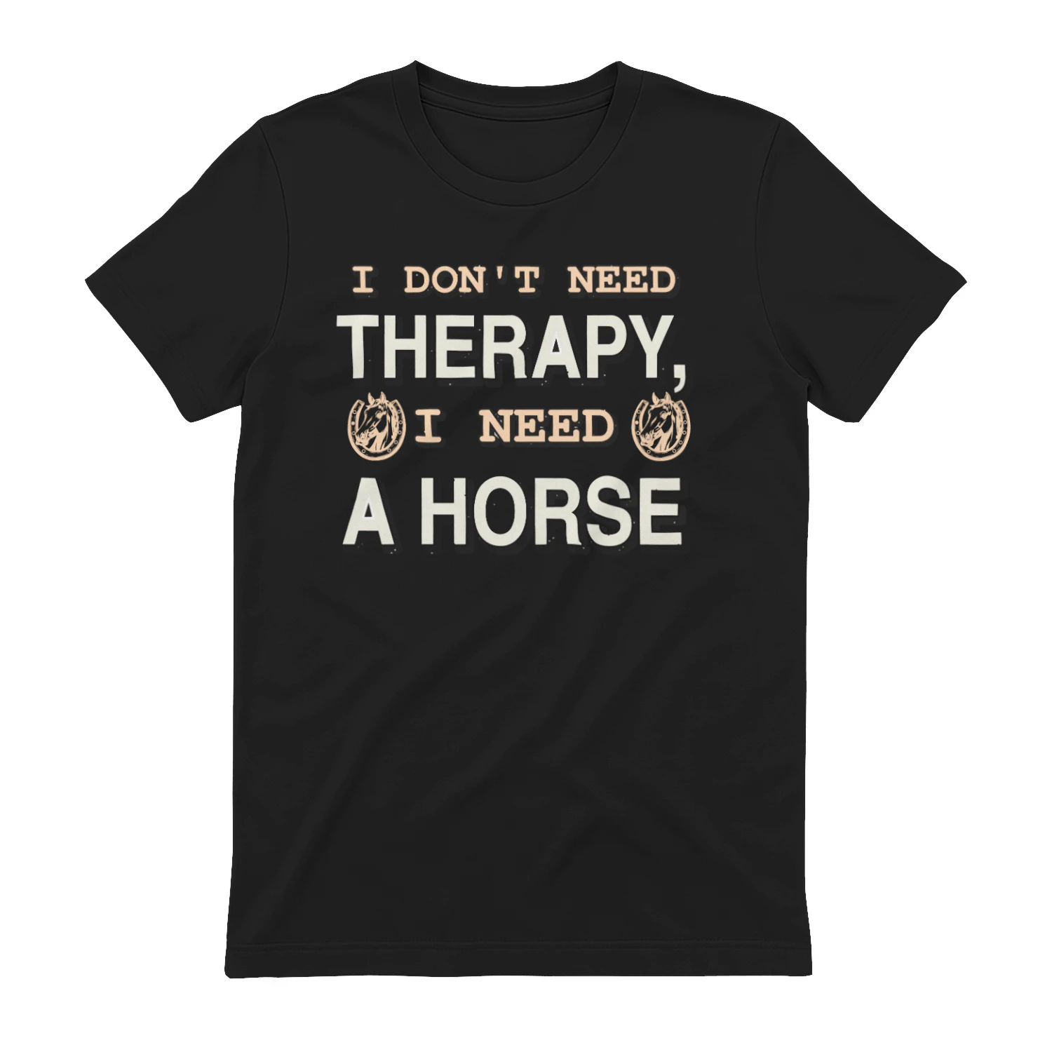 I Don’t Need Therapy, I Need a Horse Shirt – Funny Vintage Equestrian Tee, Gift for Horse Lovers