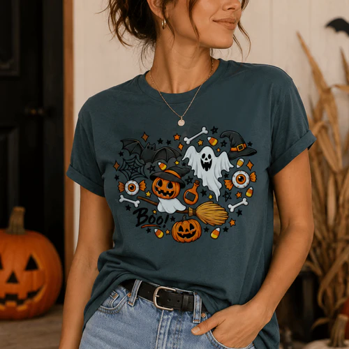 Cute Halloween Ghost Pumpkin Collection
