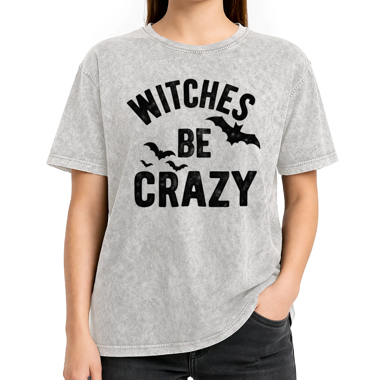 Witches Be Crazy Shirt – Funny Witch Halloween T-Shirt for Women