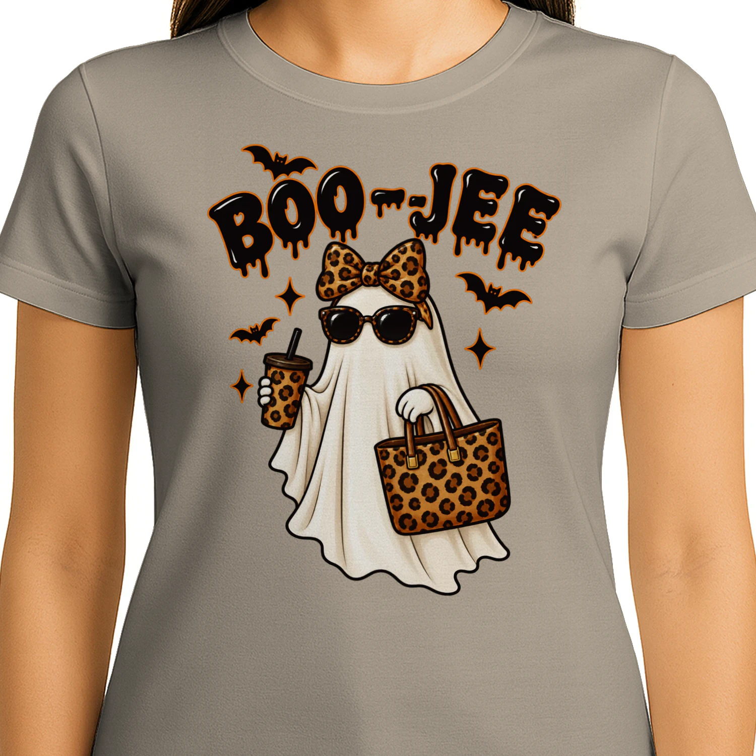 Boojee Ghost T-Shirt – Cute Glam Halloween Spooky Shirt