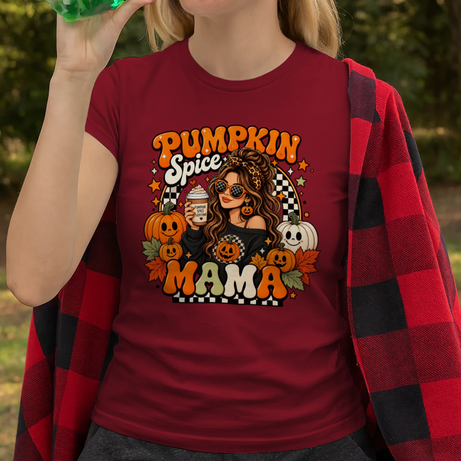 Pumpkin Spice Mama T-Shirt – Cute Fall Halloween Design
