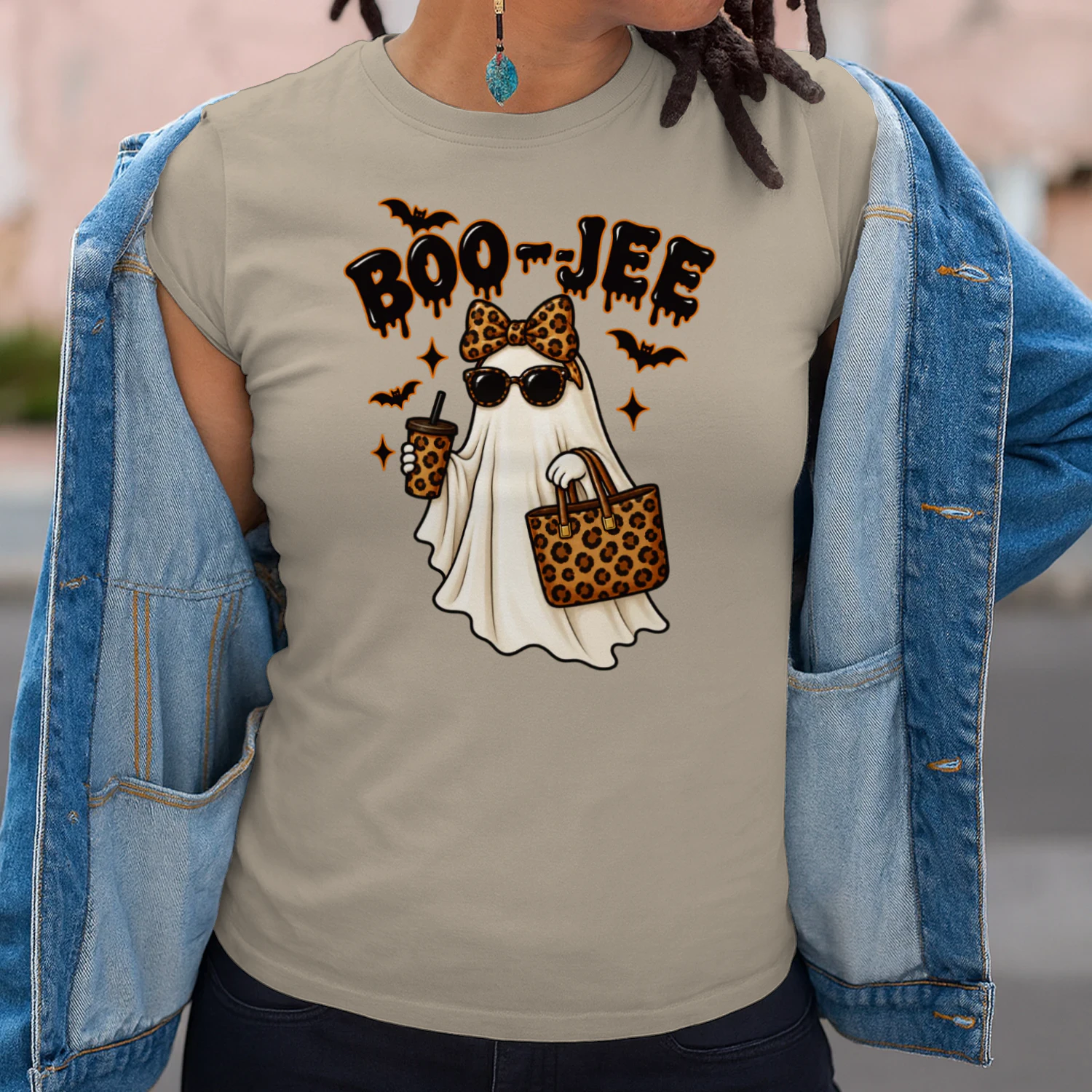 Boojee Ghost T-Shirt – Cute Glam Halloween Spooky Shirt