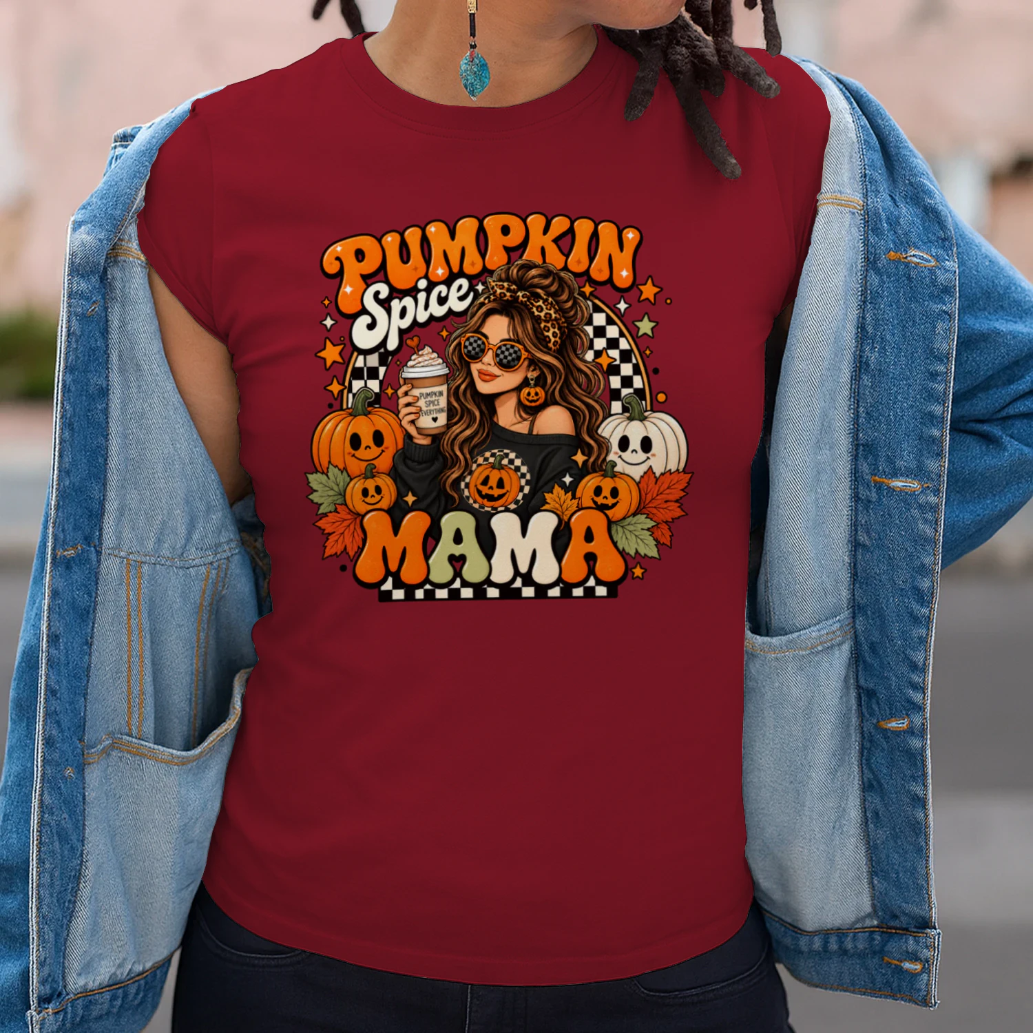 Pumpkin Spice Mama T-Shirt – Cute Fall Halloween Design