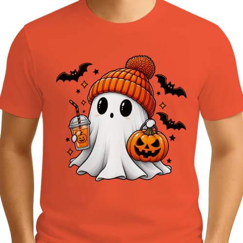 cute halloween ghost pumpkin