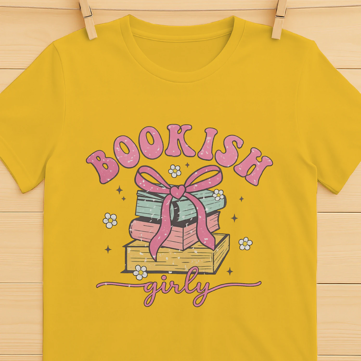 Bookish Girly Cute Books Lover T-Shirt