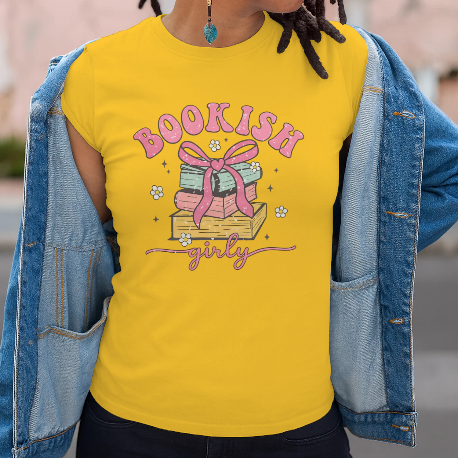 Bookish Girly Cute Books Lover T-Shirt