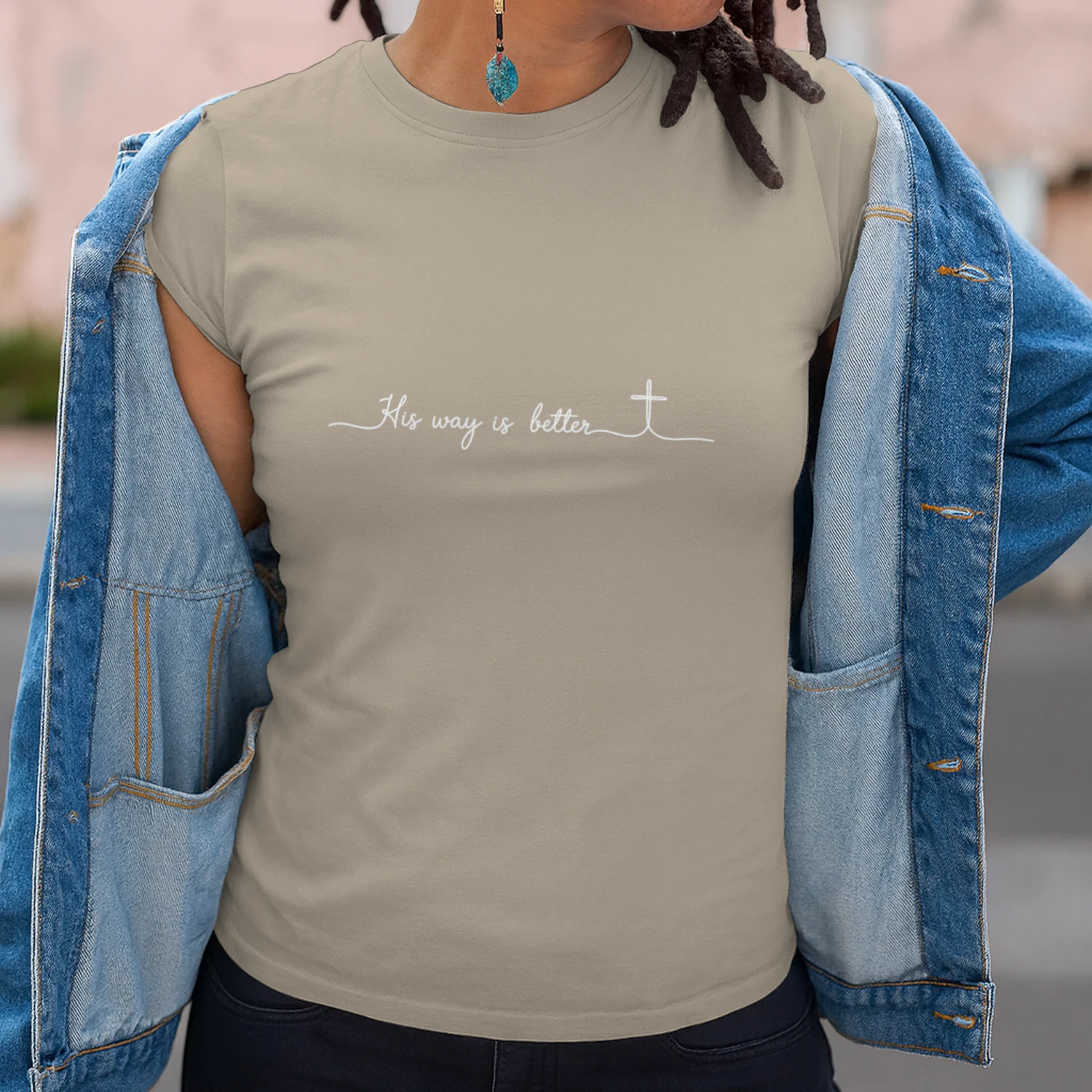 His Way Is Better Christian Faith Cross Scripture T-Shirt