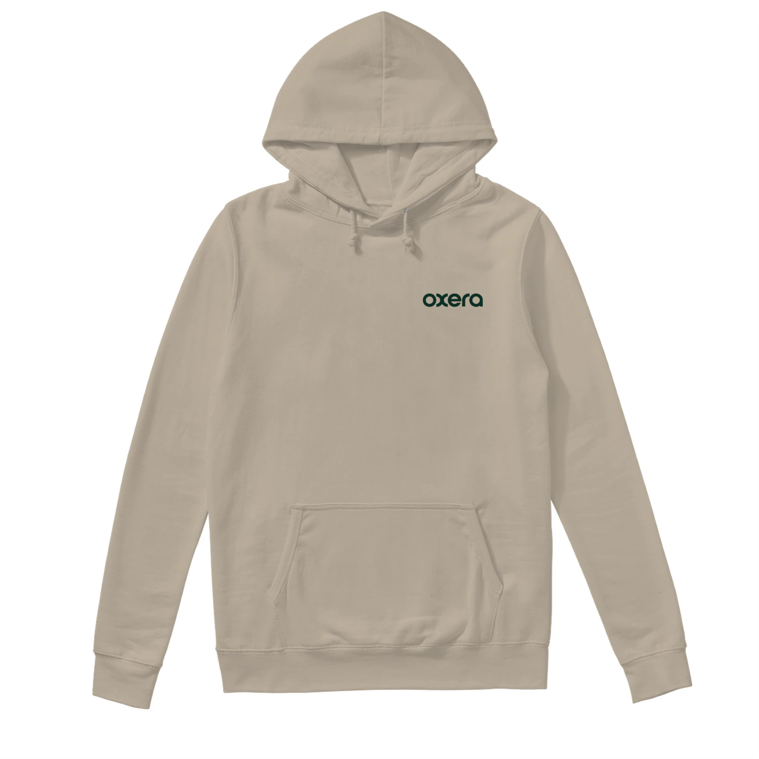 Green print hoodie