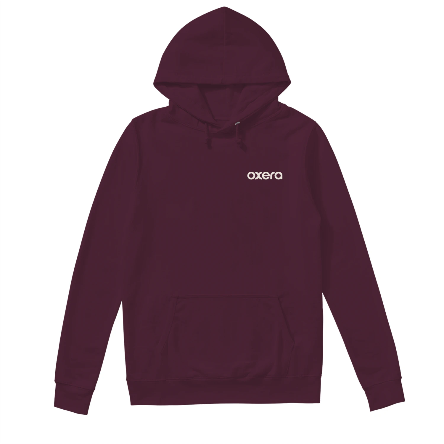 Cream print hoodie