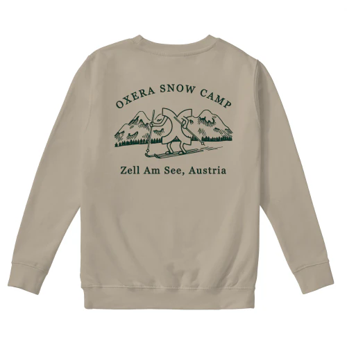 Green print sweatshirt
