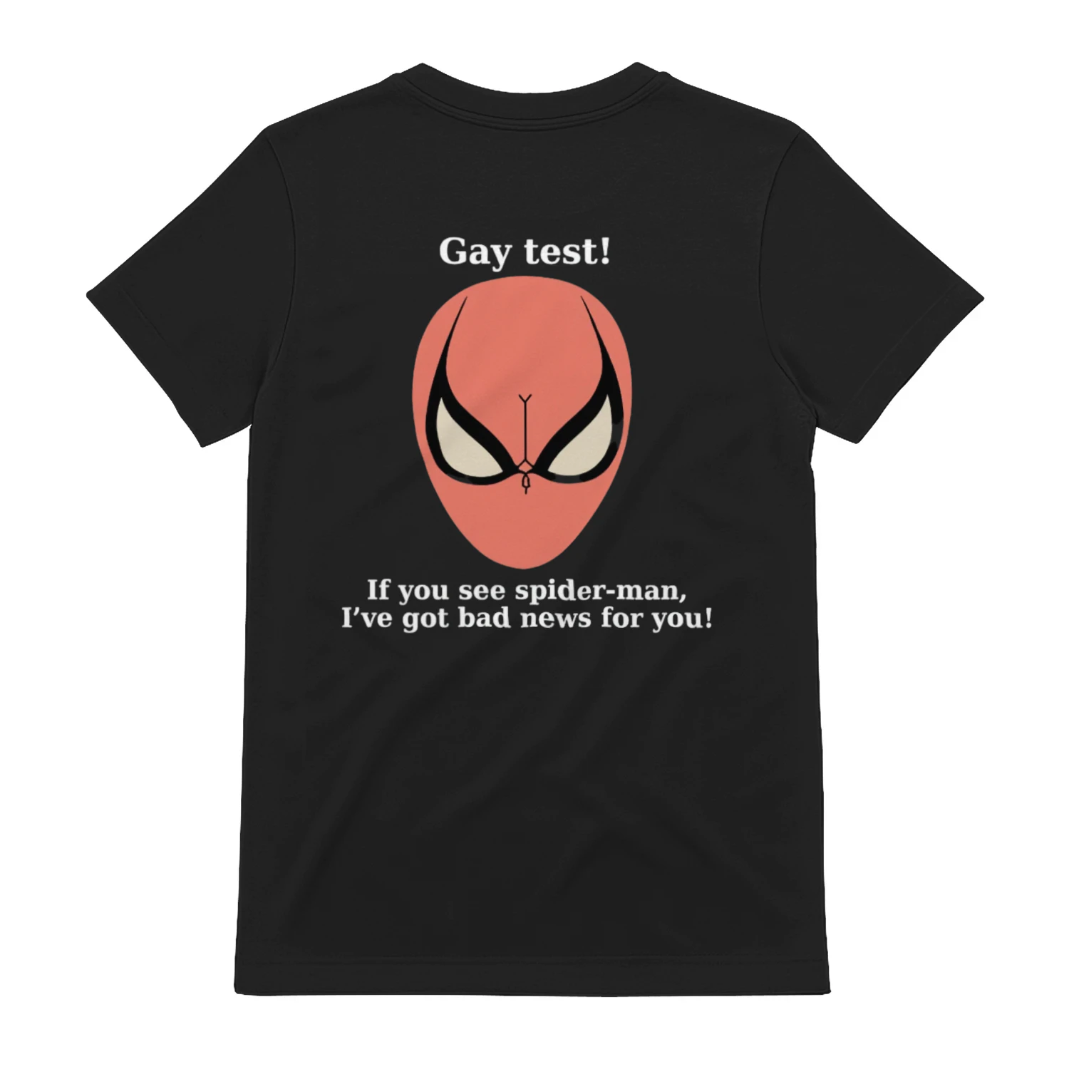 (ON Back) Gay Test Meme T-Shirt – Funny Internet Illusion Graphic Tee