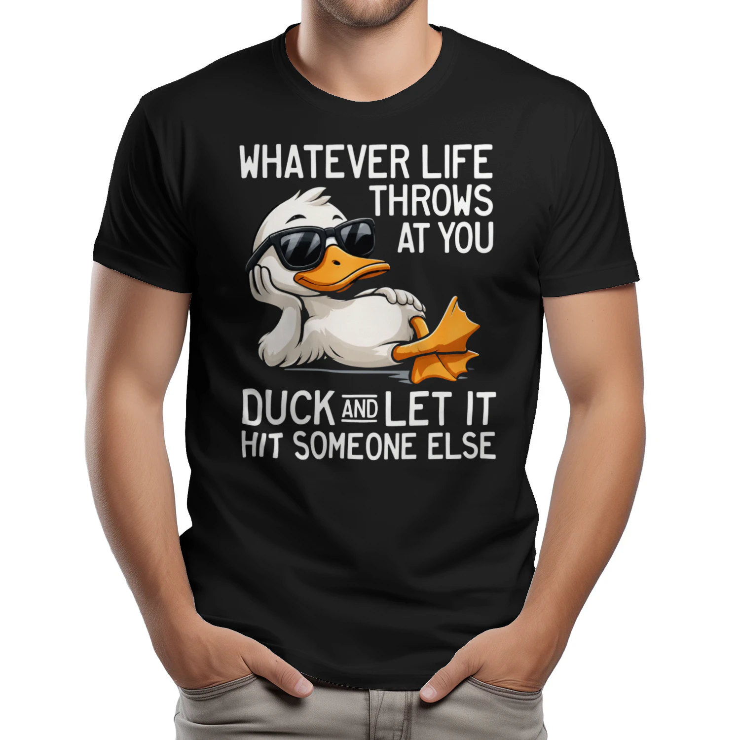 Whatever Throws at You Duck and Let It Hit Someone Else
