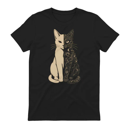 Cosmic Cat Ethereal Mystical Feline Art