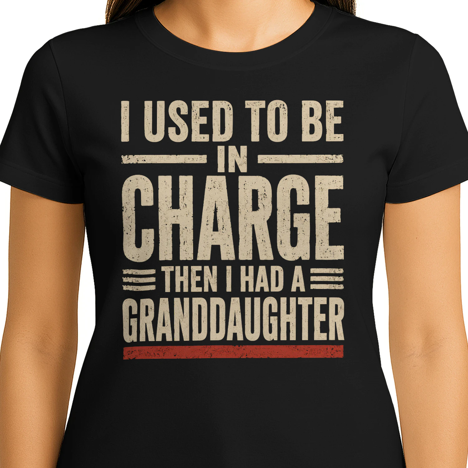 I Used To Be In Charge Then I Had A Granddaughter - Classic Unisex T-shirt