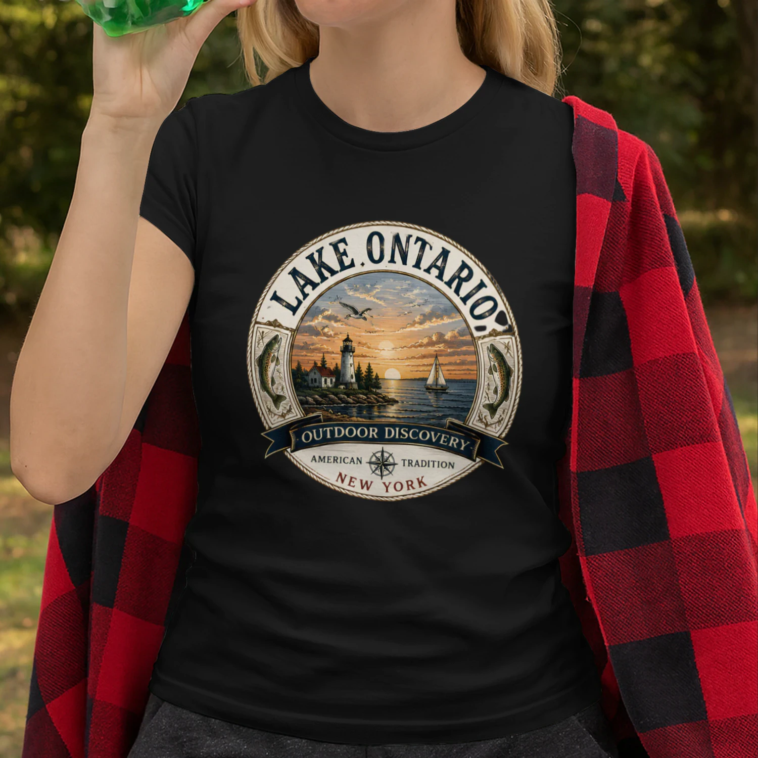 Lake Ontario vintage graphic 
